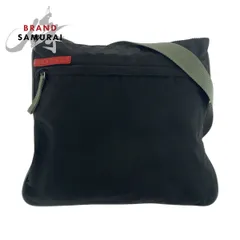 美品 PRADA SPORTS プラダスポーツ ブラック 黒 シルバー金具 ナイロン ショルダーバッグ ポシェット レディース 505028【中古】のサムネイル