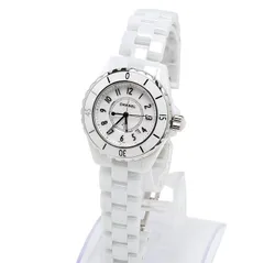 美品 シャネル J12 H0968 33mm ホワイトセラミック ホワイト文字盤 レディース 腕時計 CHANELのサムネイル