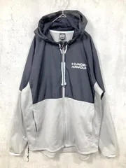 UNDER ARMOUR アンダーアーマー アーマーフリース マックス フルジップ フーディー ジャケット sizeXL/黒×グレー ■◇ メンズのサムネイル