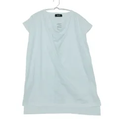 ZUCCa ズッカ カットソー バックプリント Tシャツ ノースリーブ ドレープネック ホワイト M レディース 【中古】のサムネイル