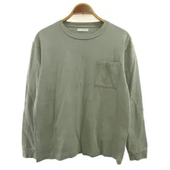 アーバンリサーチ ドアーズ URBAN RESEARCH DOORS Tシャツ 38 カーキグリーン 無地 ラウンドネック 長袖 /NP ■GY70のサムネイル