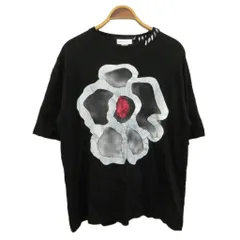 メゾンスペシャル MAISON SPECIAL Tシャツ 01 黒 ブラック 花柄 クルーネック 半袖 /NP ■GY08のサムネイル