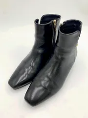 green label relaxing グリーンレーベルリラクシング ユナイテッドアローズ スクエア 3?ヒール 撥水 ショート ブーツ sizeM/黒 ■■ レディースのサムネイル