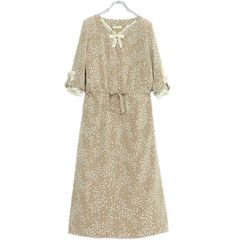 インゲボルグ ロングワンピース ベージュ レース - メルカリ