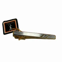 YVES SAINT LAURENT イヴ・サンローラン タイピン ネクタイピン YSL カサンドラロゴ コンビ シルバー メンズ 【中古】のサムネイル