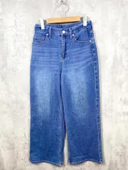 OPAQUE・CLIP オペークドットクリップ オーガニックコットン混 ストレッチバギー デニムパンツ sizeM/青 ■■ レディースのサムネイル