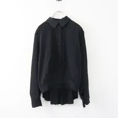 美品 2018 クロエ Chloe シルクギャザーシャツ 34＼ブラック ブラウス フレア【2400014936940】のサムネイル