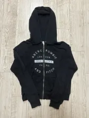 Abercrombie フードジップアップ ブラックのサムネイル