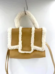 EMODA エモダ フェイクムートンフラップ 2WAY ショルダー バッグ ベージュ ■■レディースのサムネイル