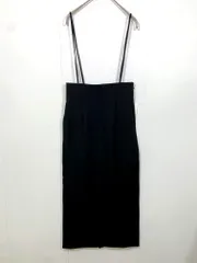 新品 Rouge vif ルージュヴィフ アバハウス 定価12100円 ハイウエストサスペンダータイト スカート size34/黒 ■■◎レディースのサムネイル