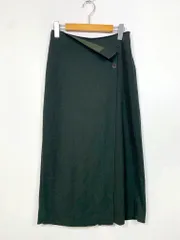 MAYSON GREY メイソングレイ 巻き ラップ スカート パンツ size2/濃緑 ◇■レディースのサムネイル