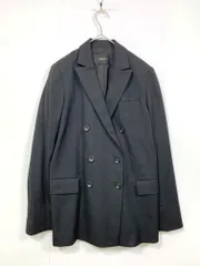 FONCE フォンセ アバハウス ウール混 ダブル ブレザー テーラード ジャケット size36/黒 ■■レディースのサムネイル