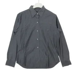 agnes b. アニエスベー 長袖シャツ トップス フランス製 コットン 無地 グレー 40【L】 レディース 【中古】のサムネイル