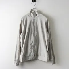 ミズイロインド mizuiro ind ハイネック ナイロンポリ ジップアップジャケット ライトグレー／アウター 羽織り【2400015005621】のサムネイル