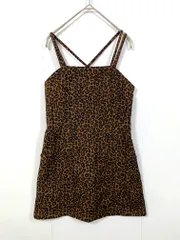 SLY スライ LEO W STRAP CAMI レオパード ダブルストラップ キャミソール size1/茶 ■■レディースのサムネイル