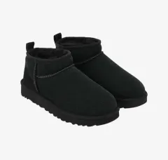 定価20万 新品 (W) UGG アグ Classic ウルトラ ミニ ブーツ ブラック 240 245のサムネイル