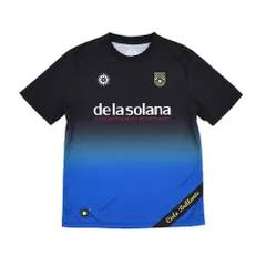 デラソラーナ（De la Solana） サッカー フットサル プラクティスシャツ GRADIENT DS TEE ブラック×ブルー DS26S57-263のサムネイル