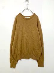 L'Appartement アパルトモン 22080560102430 定価47300円 カシミヤクルーネックポンチョ ニット セーター 茶 ■■◎レディースのサムネイル