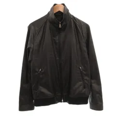バーバリーブラックレーベル BURBERRY BLACK LABEL トラックジャケット ブルゾン 総柄 ジップアップ L 黒 ブラック /FF IBO100のサムネイル