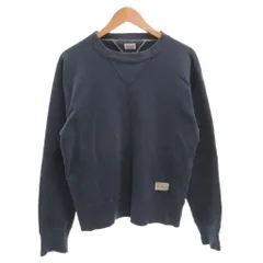 バーンズアウトフィッターズ Barns outfitters 10th 10周年 トレーナー スウェット Vガゼット 長袖 コットン M ネイビー /FF IBO100のサムネイル