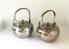 茶道具 錫製 間村自造 急須  煎茶道具 総重量約1074g アンティーク　現状品のサムネイル