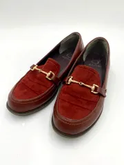 あしながおじさん 8510083 ビット ローファー シューズ size23.5/赤 ■■レディースのサムネイル