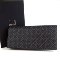 dunhill ダンヒル ロゴプリント 二つ折り 長財布 PVC レザー 16-486(6
