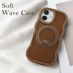 【マット Magリング なみなみ可愛い】iPhone17e/16e ケース マット Magリング iPhoneケース スマホケース 波ウェーブ カバー かわいい 韓国 SNS 人気のサムネイル
