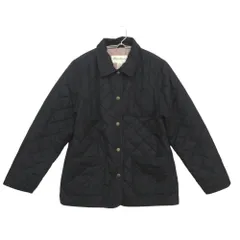 Eddie Bauer エディー・バウアー コート キルティングジャケット チェック柄裏地 アウター 長袖 ブラック M【M】 レディース 【中古】のサムネイル
