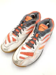 YONEX ヨネックス バトミントンシューズ パワークッション スニーカー size25.5/白ｘオレンジ  ■■メンズのサムネイル