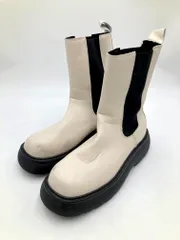 SELECT MOCA セレクトモカ 定価6930円 サイドゴア ブーツ sizeM/オフホワイト  ■■レディースのサムネイル
