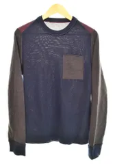 メゾンマルジェラ Maison Margiela 15AW イタリア製 Wool Knit Multi Color Single Pocket Sweater ウールニット マルチカラー セーター S セーター マルチカラー Sサイズ 103MT-5087のサムネイル