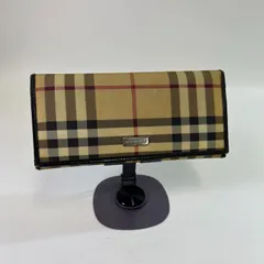BURBERRY LONDON バーバリー ノバチェック 長財布 ベージュ ブラック 箱 保存袋付き 26070396のサムネイル