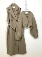 HARE ハレ HAL07246AD 定価19800円 ウーリーテックマルチWAY コート sizeF/ベージュ ◆■レディースのサムネイル