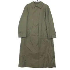 DAKS ダックス ステンカラーコート 玉虫色 ハウスチェック柄ライナー バルマカーンコート アウター ロング ジャケット ブルゾン カーキ 7AB2【S】 レディース 【中古】のサムネイル