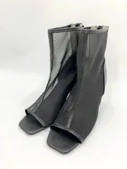 Chico フーズフーチコ オープントゥ メッシュ ブーツ sizeM/黒 ■■レディースのサムネイル