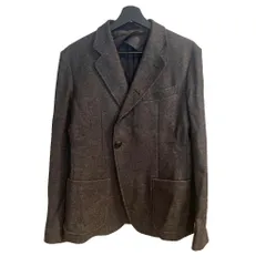 アレキサンダーマックイーン ALEXANDER MCQUEEN テーラードジャケット ブレザー 3B シルク混 44 グレー ■BMのサムネイル