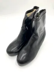 MAJESTIC LEGON マジェスティックレゴン サイドジップ チャンキーヒール ショート ブーツ sizeM/黒 ■■レディースのサムネイル