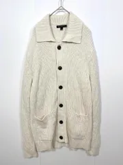 BANANA REPUBLIC バナナリパブリック ニット カーディガン セーター sizeL/白 ■■メンズのサムネイル