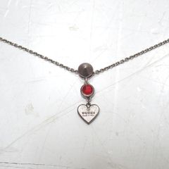 美品✨ グッチ ネックレス インターロッキング ハート TWICE MOMO着用