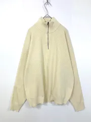 美品 a.v.v アーヴェヴェ KHFEV-04059 定価6989円 ハーフジップ ニット セーター sizeM/アイボリー  ◇■メンズのサムネイル