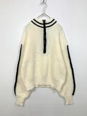 Auntie Rosa Holiday アンティローザホリデー AHIZM245009 定価4620円 ラインリブハーフジップ ニット セーター sizeF/白 ◇■レディースのサムネイル