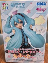 初音ミク×シナモロール ちょこのせ プレミアムフィギュア もふっとVer