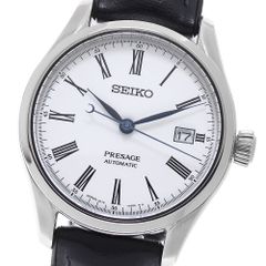 稼働/箱付】SEIKO プレサージュ 6R27-00L0 自動巻き 青針 - メルカリ