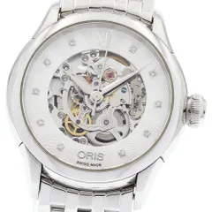 オリス ORIS 7604 アートリエ スケルトン 10Pダイヤ 自動巻き レディース _965238のサムネイル