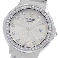 ウブロ HUBLOT B1405.1 クラシック トラディション 10P ダイヤベゼル クォーツ レディース 良品 保証書付き_972319のサムネイル