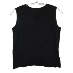 Lucien Pellat-Finet ルシアンペラフィネ ニット カシミヤ100％ ノースリーブ トップス クルーネック ネイビー S【S】 レディース 【中古】のサムネイル