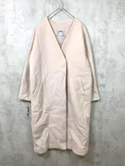 Rirandture リランドチュール 89328950 ノーカラー ロング コート size1/ピンク ◆■レディースのサムネイル