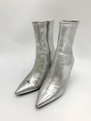Lily Brown リリーブラウン 定価15950円 ポインテッドトゥ ストレッチ ショート ブーツ sizeS/シルバー ◇■レディースのサムネイル