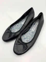 JILLSTUART ジルスチュアート 定価12980円 リバティー柄 バレエ シューズ size23/黒 ■■レディースのサムネイル